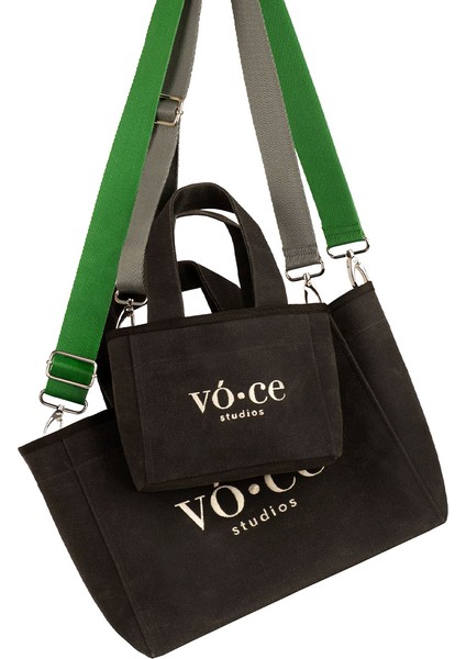 Kanvas Black Medium Bag