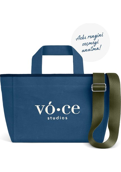Kanvas Blue Medium Bag