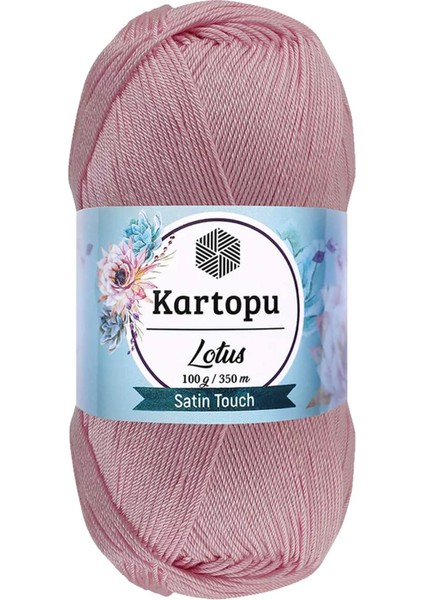 1 Adet Lotus Bikini Büstiyer Bluz Örgü Ipi K768 Açık Pembe