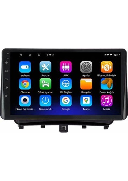 Ford Courier Delux Android Multimedya Sistemi 2 GB Ram, 32 GB Hafıza, 4 Çekirdek, Necvox