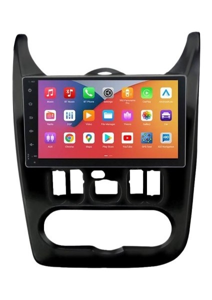 Dacia Duster Android Multimedya Sistemi (2010-2013) 2 GB Ram, 32 GB Hafıza, 4 Çekirdek, Necvox
