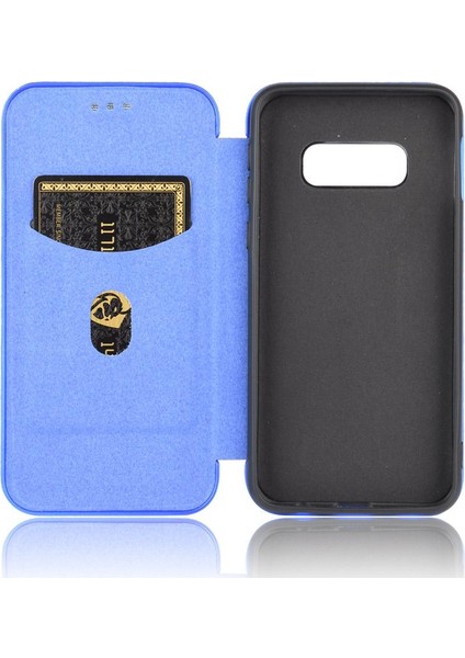 Kart Sahibinin ile Samsung Galaxy S10E Deri Folio Flip Case Için Kılıf (Yurt Dışından)