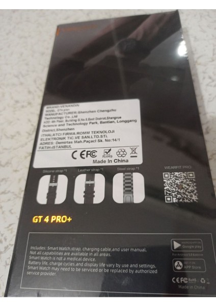 Çok Renkli Gt 4 Pro+ Gri 49 mm  6 Ay Siyah 300-400 Mah Ithalatçı Garantili