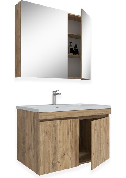 Tokyo 80 cm Mdf Banyo Dolabı Seti fiyatları