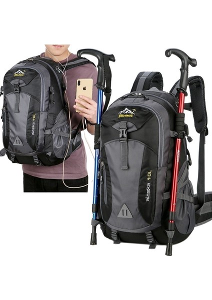 Yeni Sırt Çantası Büyük Kapasiteli Açık Spor Dağcılık Çantası Erkekler ve Kadınlar Için Seyahate Çıkan Kamp Sırt Çantası (Yurt Dışından) modelleri