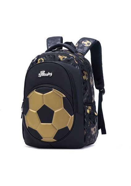 Ilkokul Öğrencileri 1-3 Sınıf Futbol Sırt Çantası Büyük Kapasiteli Okul Çantası Su Geçirmez Hafif Erkek Sırt Çantası (Yurt Dışından)