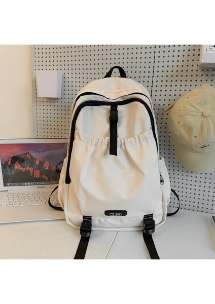 Ortaokul Öğrencileri, Lise Öğrencileri ve Üniversite Öğrencileri Için Basit, Büyük Kapasiteli Erkek Çocuk Okul Çantaları, Niş Hafif Sırt Çantaları (Yurt Dışından)