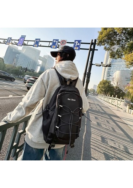 Açık Hava Su Geçirmez Sırt Çantası, Şık ve Rahat Büyük Kapasiteli Lise Öğrenci Çantası (Yurt Dışından)