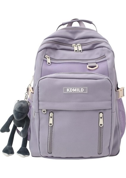 Kadın Lise ve Üniversite Öğrencileri Için Çok Yönlü Büyük Kapasiteli Çok Katmanlı Sırt Çantası (Yurt Dışından)