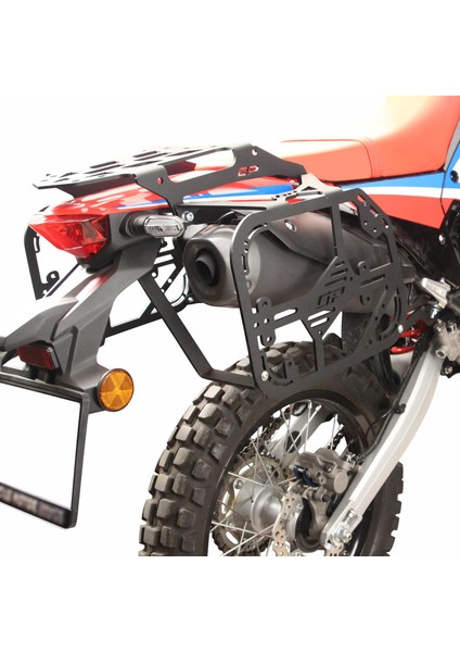 Honda CRF250 Rally 2021-2024 Uyumlu Yan Çanta Demiri Siyah fırsatları