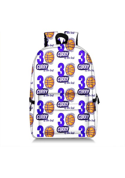 Basketbol Yıldızı Baskılı Erkek Çocuk Okul Çantası Sırt Çantası (Yurt Dışından)