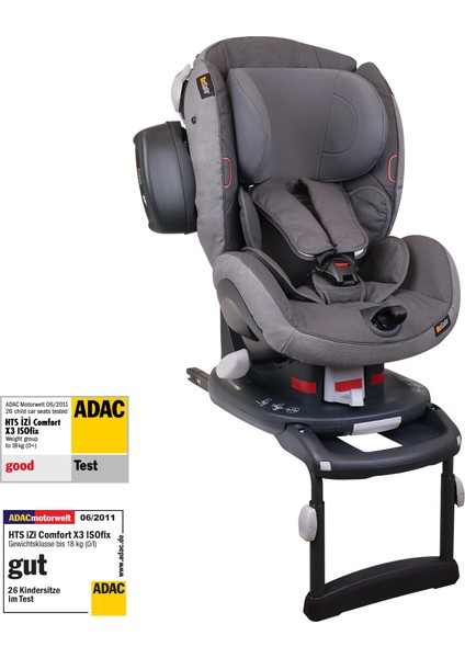 Besafe İzi Comfort X3 Isofix Oto Koltuğu 9-18 Kg Metallic Melange