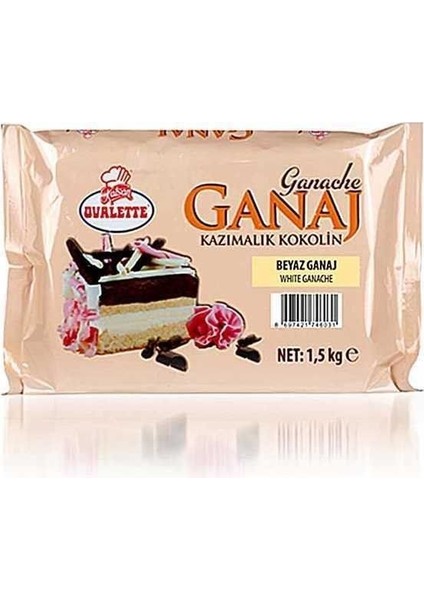 Beyaz (Fildişi) Ganaj 1,5 kg