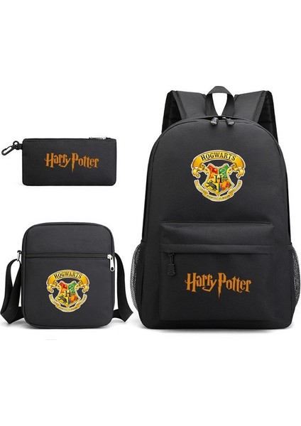 Ivy Stationery 3 Parça Harry Potter Desenli Bölmeli Okul Sırt Çantası (Yurt Dışından)