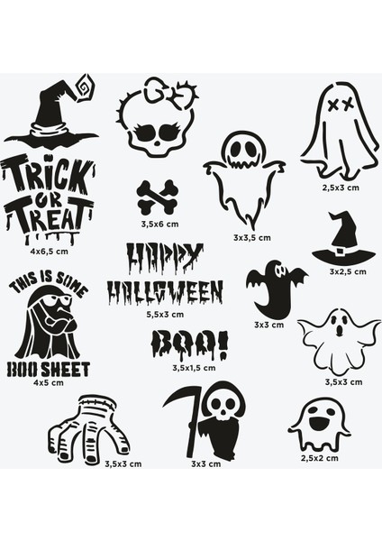 Korkusuz Küçükler Şablon Siyah + Kırmızı Sprey Seti indirimleri