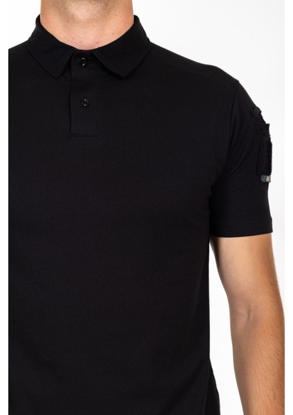 Polo Yaka Kısa Kollu Taktik Tişört