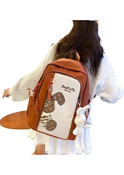 Büyük Kapasiteli Sırt Çantası, Okul Çantası, Okul Çantası, Bilgisayar Çantası, Kızlar Için Seyahat Çantası (Yurt Dışından) modelleri