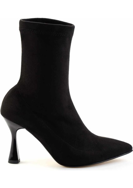 Siyah Streç Kadın Bot & Bootie K02992113017 fiyatları