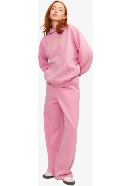 Jxelizabeth Loose Kadın Pembe Sweatshirt 12262566-MOONLITEMAUVE