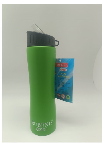 Rcm-04 500ML Ince Gövde Çelik Matara Yeşil 1 Adet
