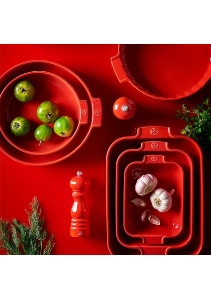 Appolia Kare Fırın Kabı Kırmızı 18 cm