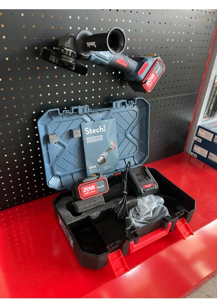 SX44 Akülü Avuç Taşlama 125 mm 2 x 4 Amper AKÜ(20V) + 2 Yıl Garanti fiyatları