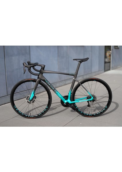 Specialissima Rc Dura Ace Di2 12S Hd W/powermetre Karbon Yol Bisikleti Siyah - Celeste 50CM