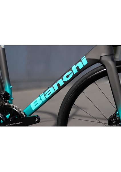 Specialissima Rc Dura Ace Di2 12S Hd W/powermetre Karbon Yol Bisikleti Siyah - Celeste 50CM