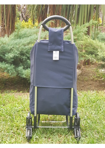 D200 Lacivert ( Yeni ) Sessiz Tekerli Pazar Arabası, Büyük Boy Su Geçirmez Pazar Çantası modelleri