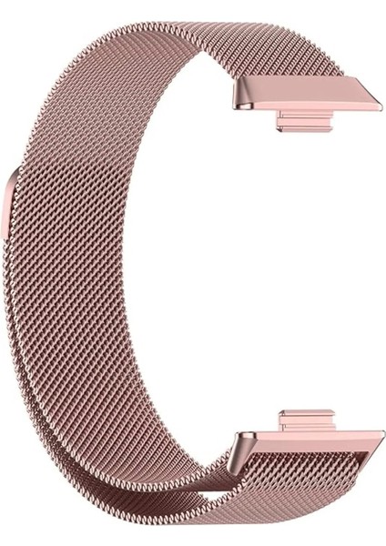 Huawei Watch Fit 3 / Fit 4 / Fit 4 PRO ile Uyumlu Kordon Hasır Örgü Metal Mıknatıslı Kayış modelleri