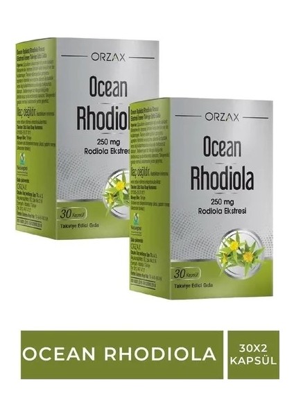 Ocean Rhodiola 250 Mg 30 Kapsül 2'li Paket