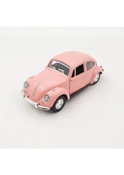 Metal Beetle Vosvos Diecast Nostaljik Araba 12 cm Açılır Kapı Çek Bırak Dekor Oyuncak