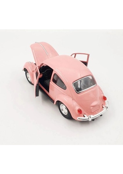 Metal Beetle Vosvos Diecast Nostaljik Araba 12 cm Açılır Kapı Çek Bırak Dekor Oyuncak