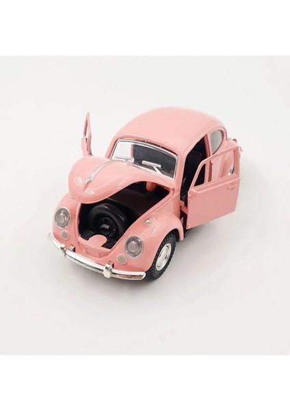 Metal Beetle Vosvos Diecast Nostaljik Araba 12 cm Açılır Kapı Çek Bırak Dekor Oyuncak