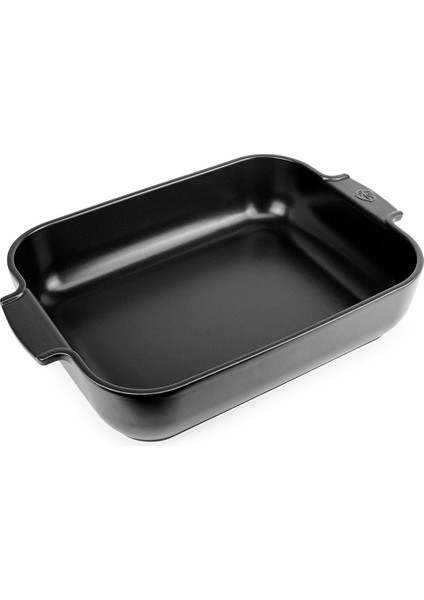 Appolia Dikdörtgen Fırın Kabı Satın Siyah 40CM