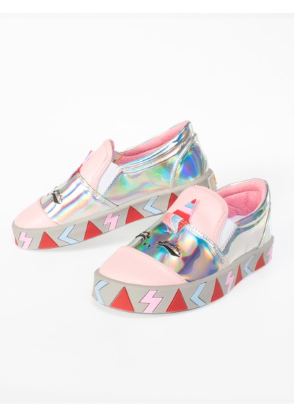 Unique Kısa Hologram Ortopedik Kız Çocuk Sneakers fırsatları