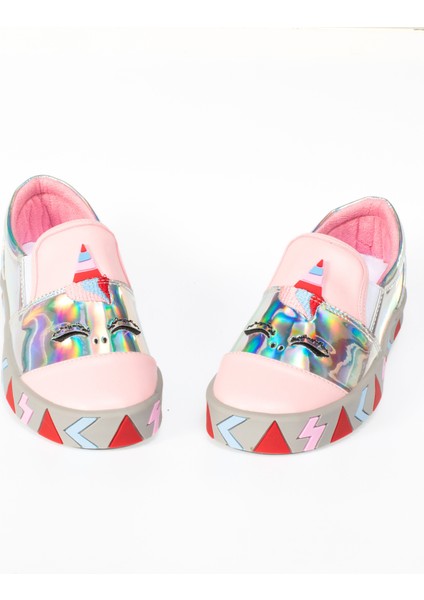 Unique Kısa Hologram Ortopedik Kız Çocuk Sneakers modelleri