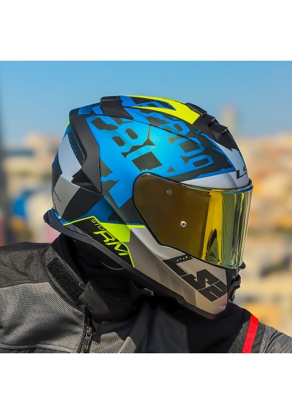 Storm 2 Sprınter Mat Siyah-Gri-Cobalt Kask fırsatları