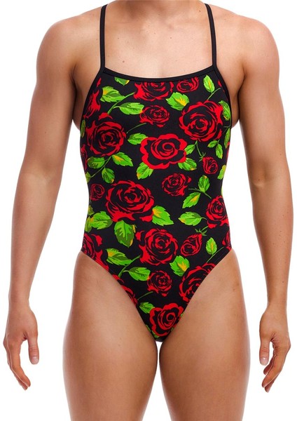 Stp Black Rose Kadın Antrenman Mayo, Çift Çapraz Sırt fırsatları