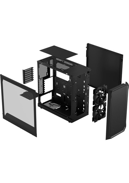 Fractal Design Focus 2 Black TG Clear Tint (FD-C-FOC2A-01)