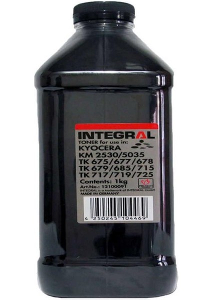 Kyocera KM2530 Integral Fotokopi Toner Tozu 1kg