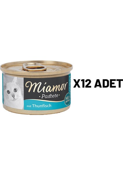 Mıamor Pastete Kedi Ton Balıklı 85 gr x 12 Adet