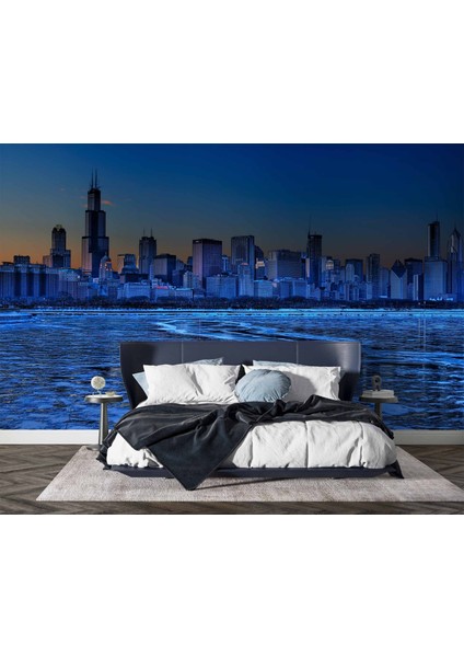 Gece Şehir Manzaralı Duvar Kağıdı fiyatları