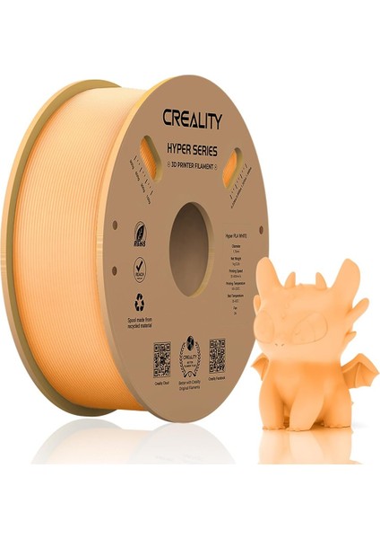 Urhanshop Creality Hyper Pla Şeftali Tüyü Filament 1.75MM 1kg