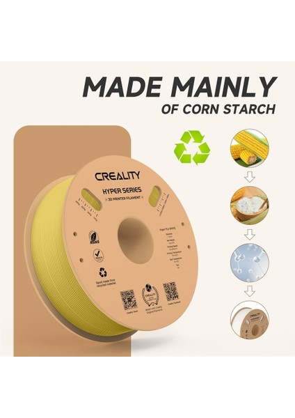 Urhanshop Creality Hyper Pla Altın Filament 1.75MM 1kg