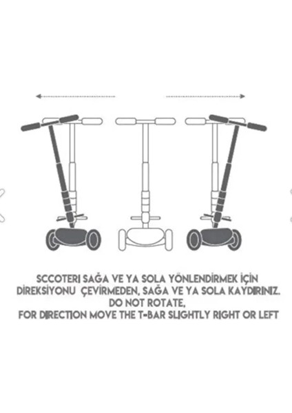 Cool Wheels Twist 3+ Işıklı Yüksekliği Ayarlanabilir Scooter TURUNCU FR58918