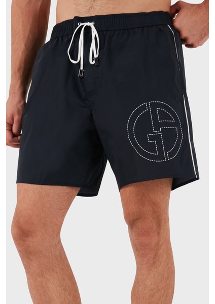 Logolu Regular Fit Cepli Mayo Short Erkek Mayo Short 200385 3F919 00136