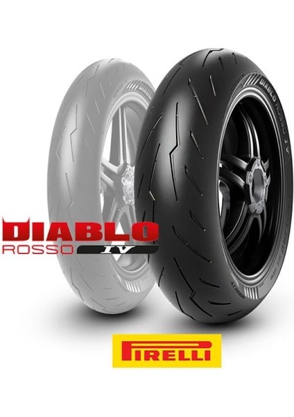 Set 120/70ZR17 ve 190/55ZR17 Diablo Rosso Iv Ön Arka Takım