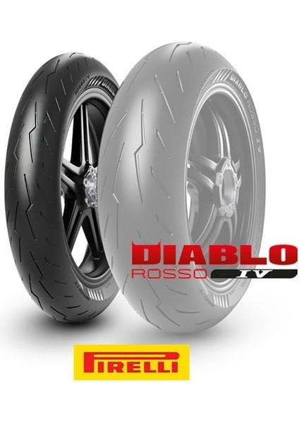 Set 120/70ZR17 ve 190/55ZR17 Diablo Rosso Iv Ön Arka Takım