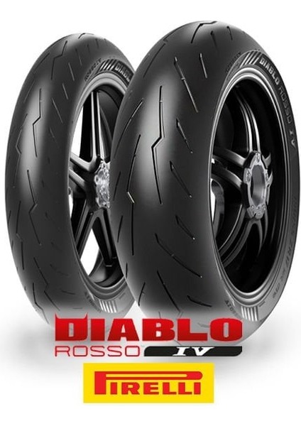 Set 120/70ZR17 ve 190/55ZR17 Diablo Rosso Iv Ön Arka Takım